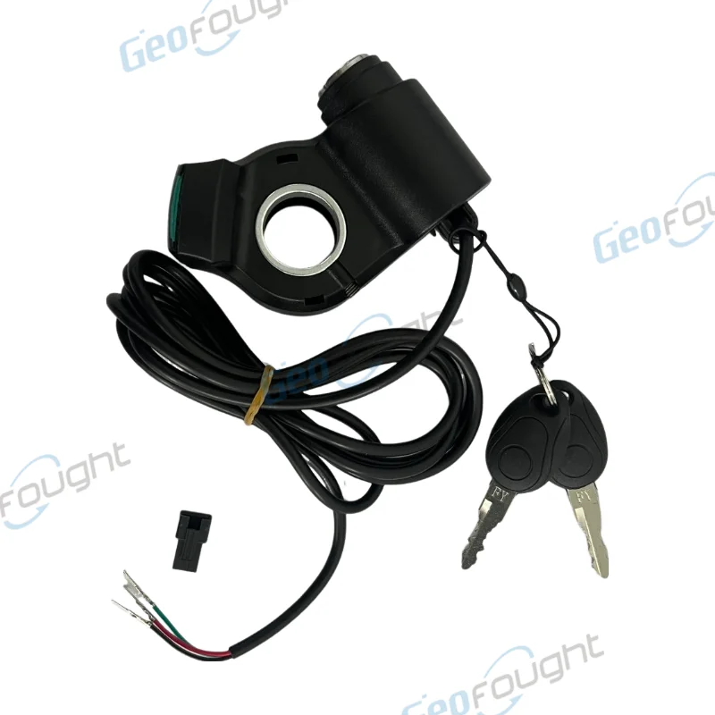 Good quality electric scooter part key lock key switch voltage lock power switch for repair and assembly