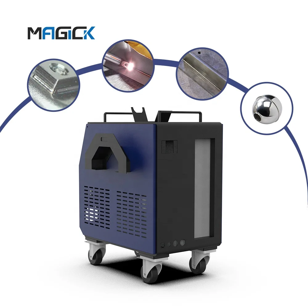 800w 1500w 1200w 4 in 1 Air-cooled lazer welding machine  stainless steel metal laser welding machine 4 in 1