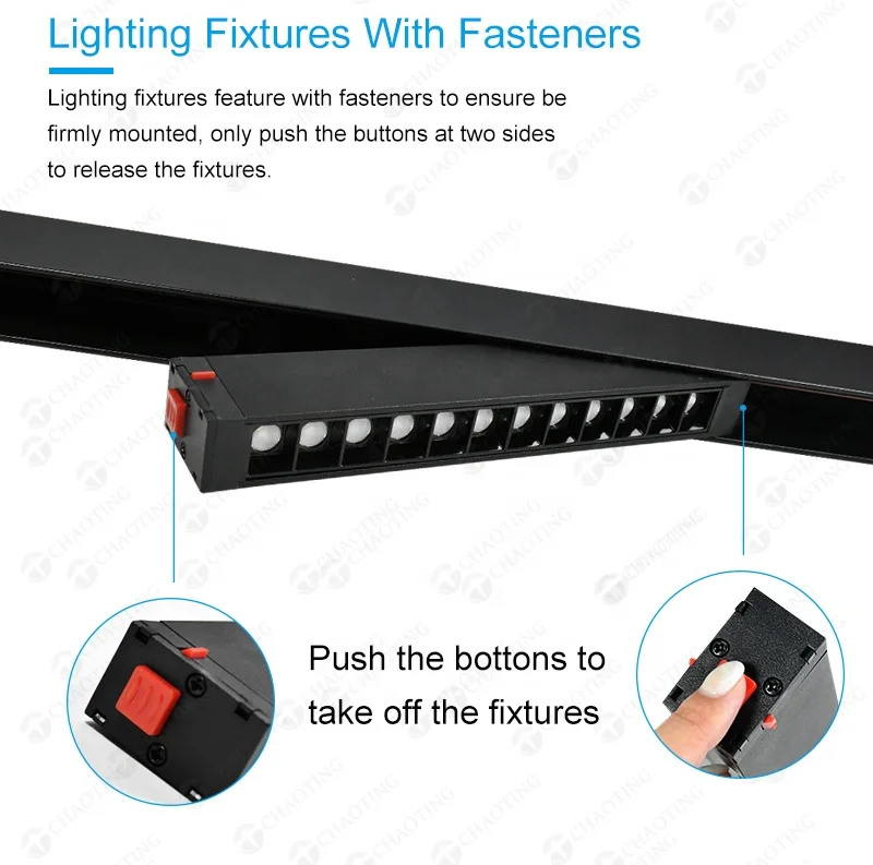 Лидер продаж современный Megneteic Triac Dimmer COB Tracklights от производителя магнитные лучевые рельсовые лампы встроенное светодиодное магнитное освещение