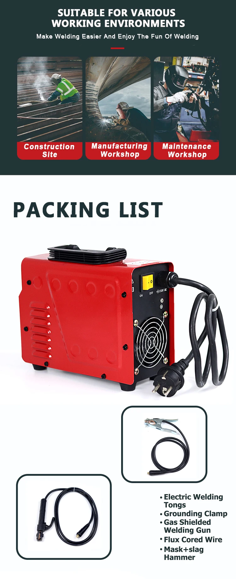 KM ProfessionalRechargeable Battery Cordless 220V 120A PVC Welding Machine