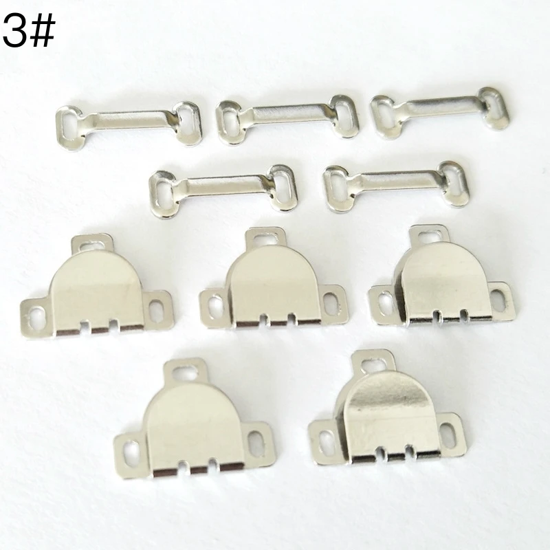 Closure Brass Custom Metal Pants Closure Trouser Hook And Bar For Pants