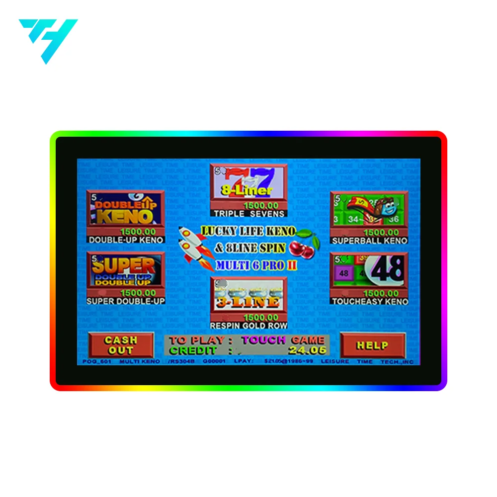 Прямая Продажа с завода Lucky Life Keno 6 в 1 цифровая настольная игра Wms 550 жизнь роскошная 777 горшок золотом 8 вкладышей
