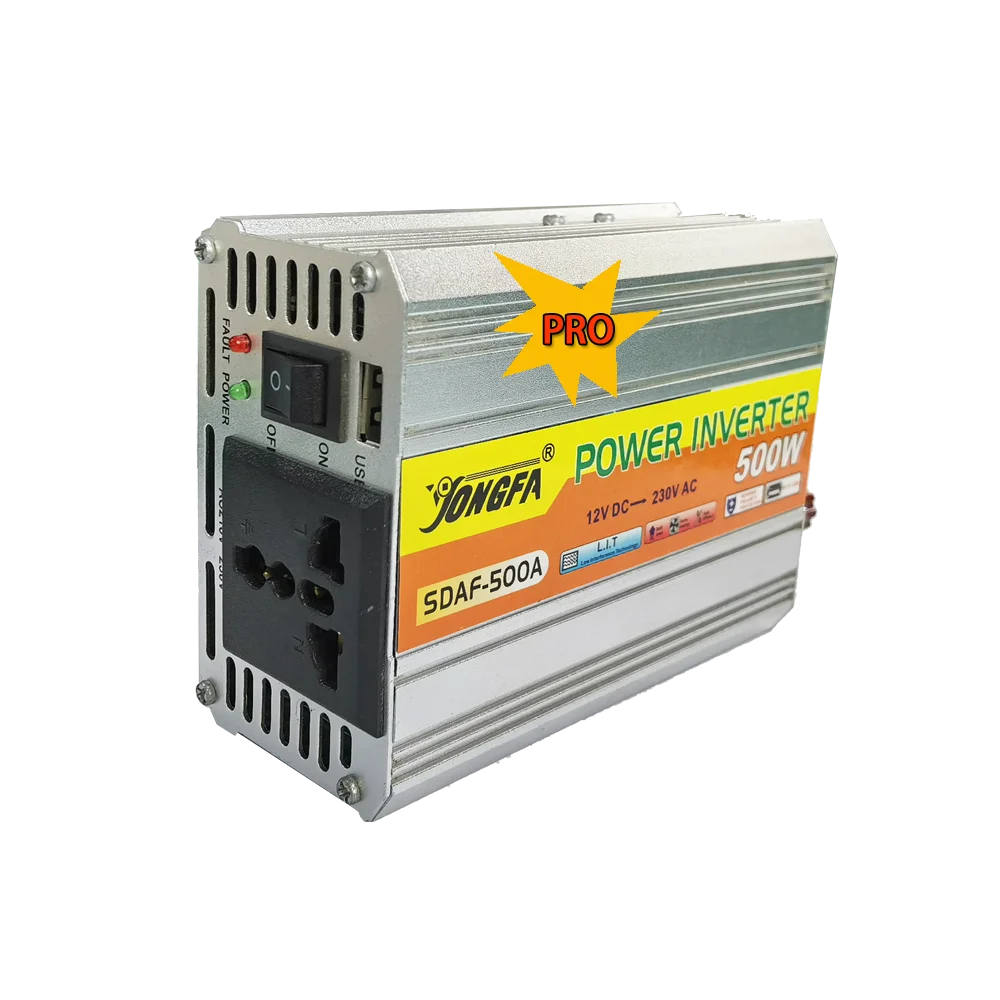 YONGFA высокого качества 12v постоянного тока до 220v 500W SDAF-500A-a инвертера солнечной энергии по лучшей цене