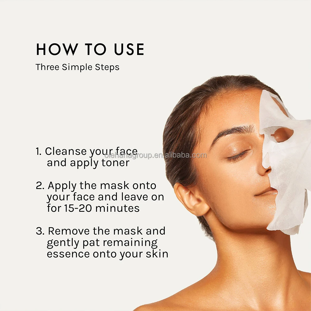 Korean Whitening Moisturizing Sheet Grapefruit Rose Watermelon Beauty Face Masks Private Label Skin Care Facial Mask