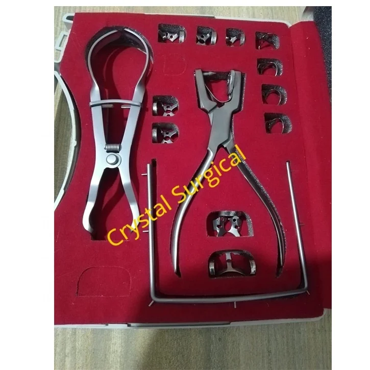 Dental Rubber Dam Clamp Instruments Kit