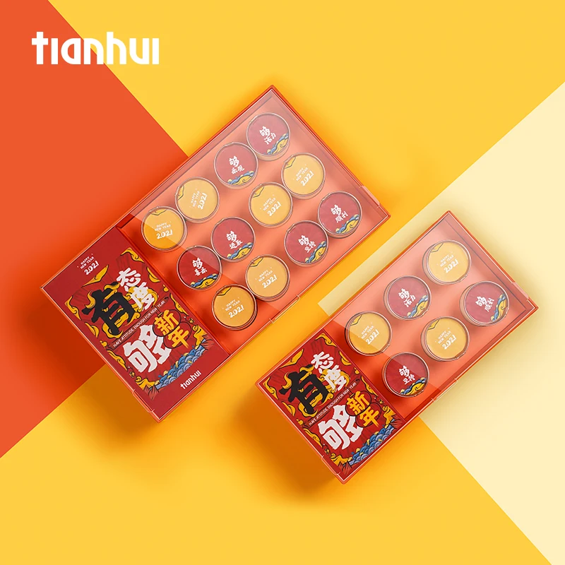 Tianhui Coated Paper Boxes with Small Cans for Handmade Tea Gift Packaging Set