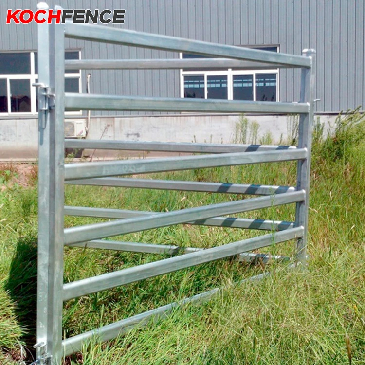 Hot Sale Portable Horse Cattle Yard Panel Fences 1.8m highx6 bars or 1.6m highx5 bars for Australia/New Zealand