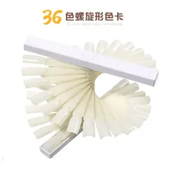 Wholesale High quality OVAL NAIL Color Chart OVAL Shape Nail Tips Nail art Display