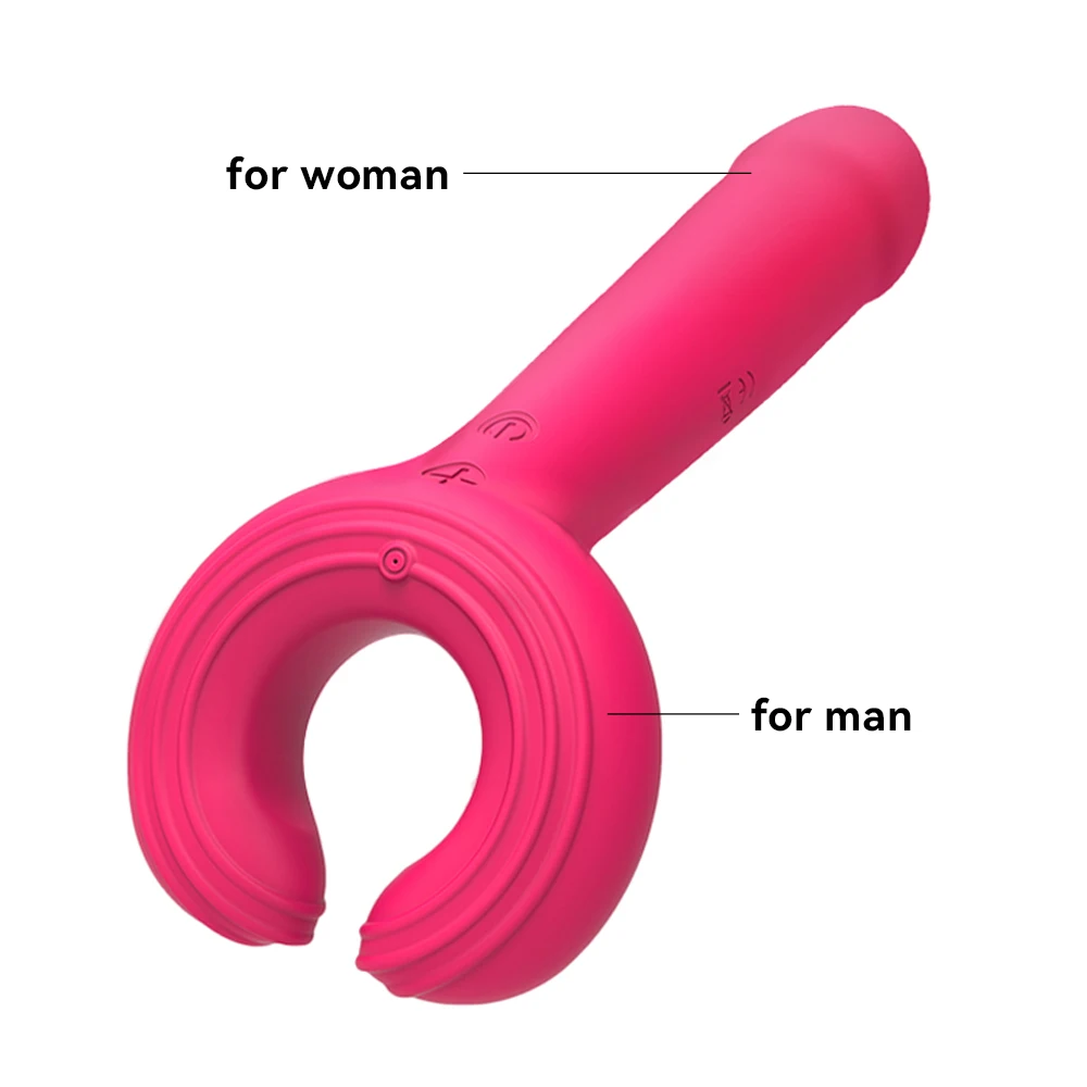 New Design 10-Frequency Three-Point Resonance Locks Up Sperm For Long Periods Of Time G Spot Wand Vibrator For Men