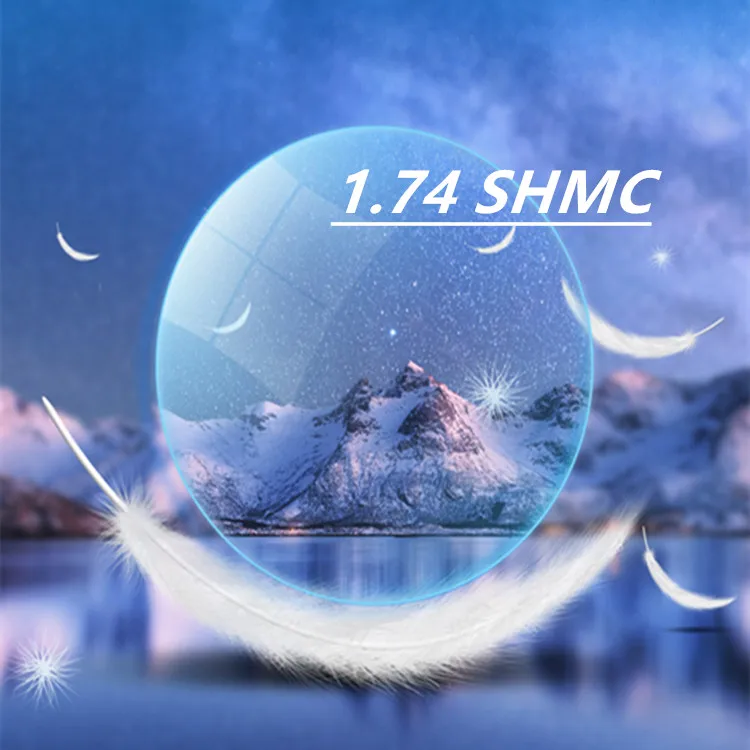 SHMC high index 1.74 ASP UV400 Mr 174  Super Hydrophobic Optical Lens Eyeglasses Lenses for Eye (1600551865500)