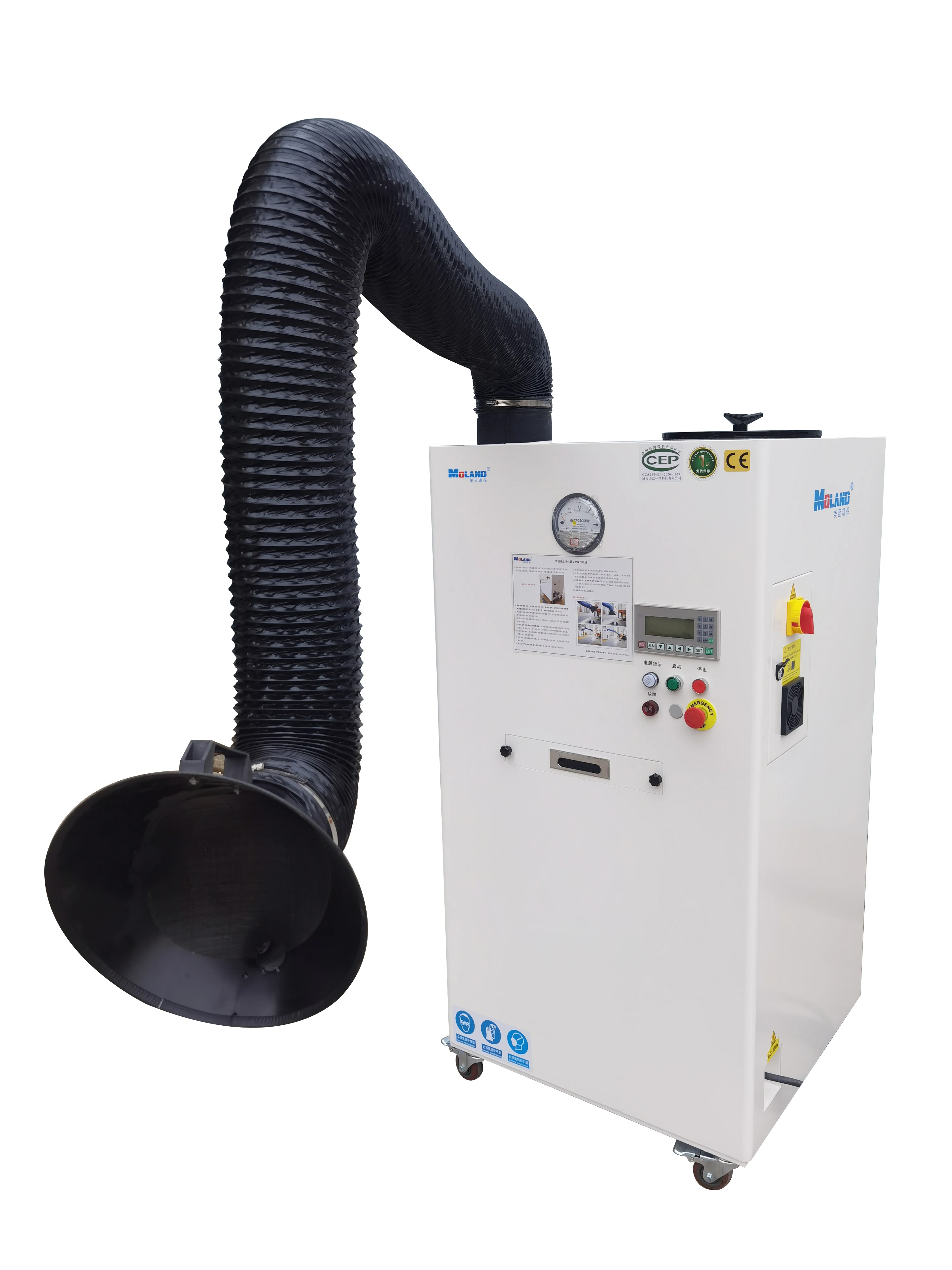 Industrial Dust Extracting System Fume Source Welding Dust Extraction
