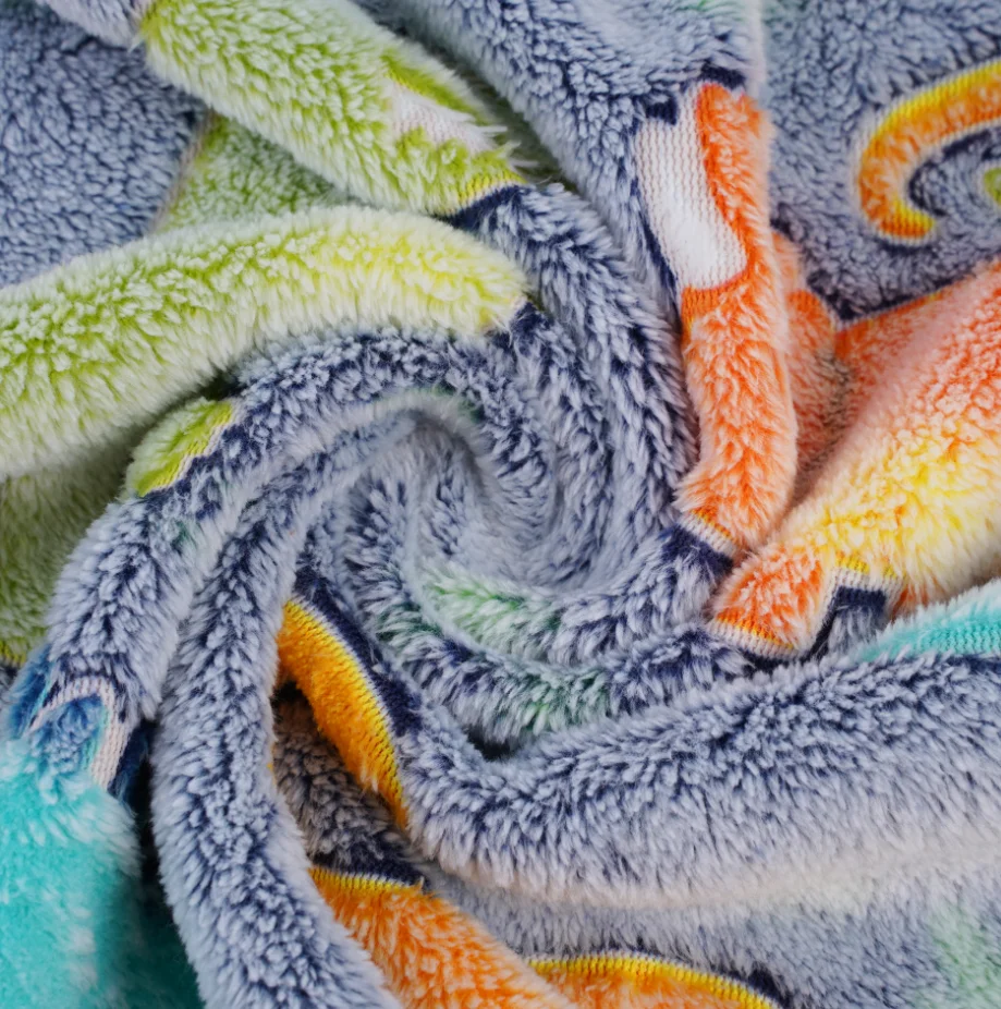 Фланелевые пушистые плюшевые флисовые одеяла с неоновым цветом в ночное время темное одеяло индивидуальным узором для детей