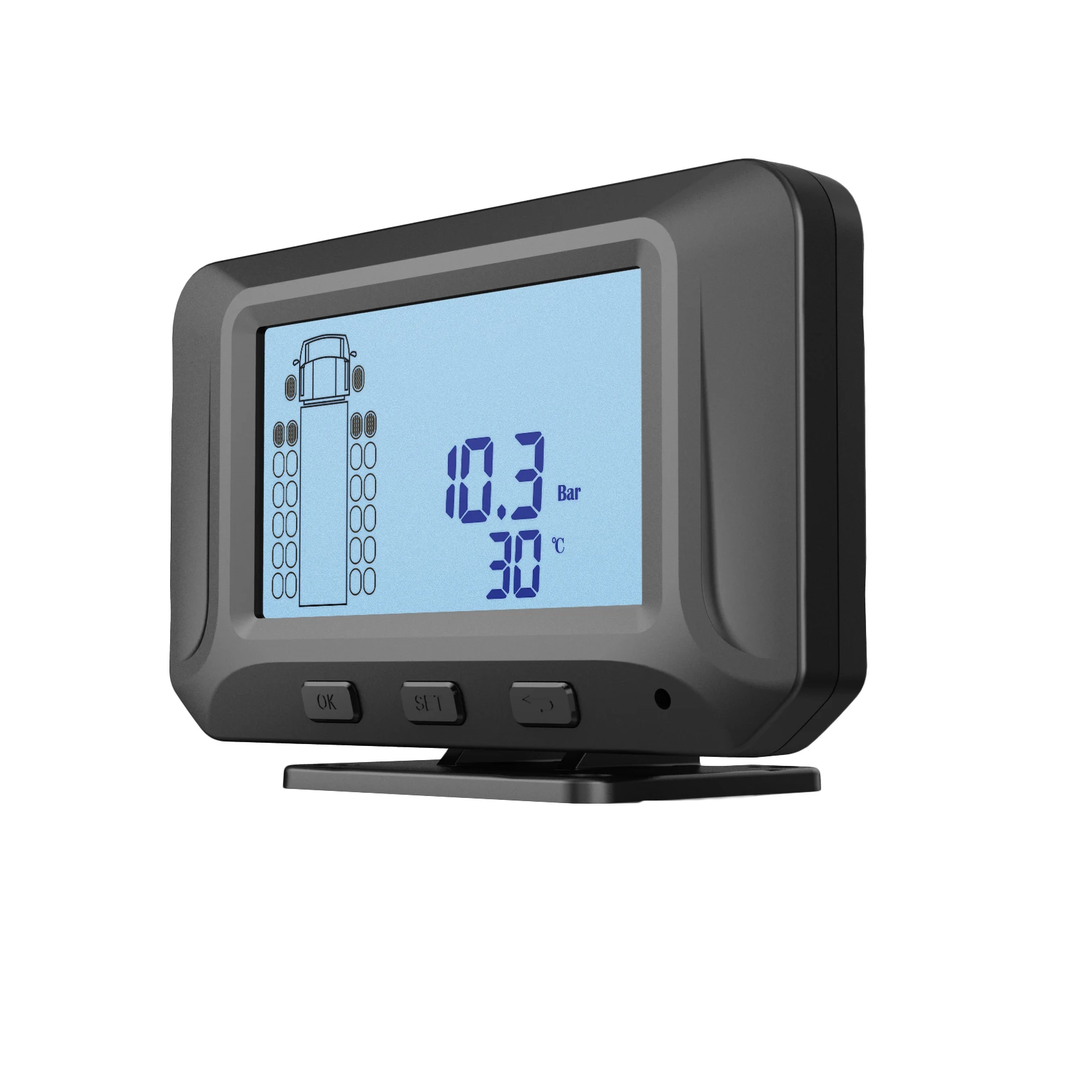 TPMS for truck and bus with internal and external sensor 26 tires display tire pressure monitoring