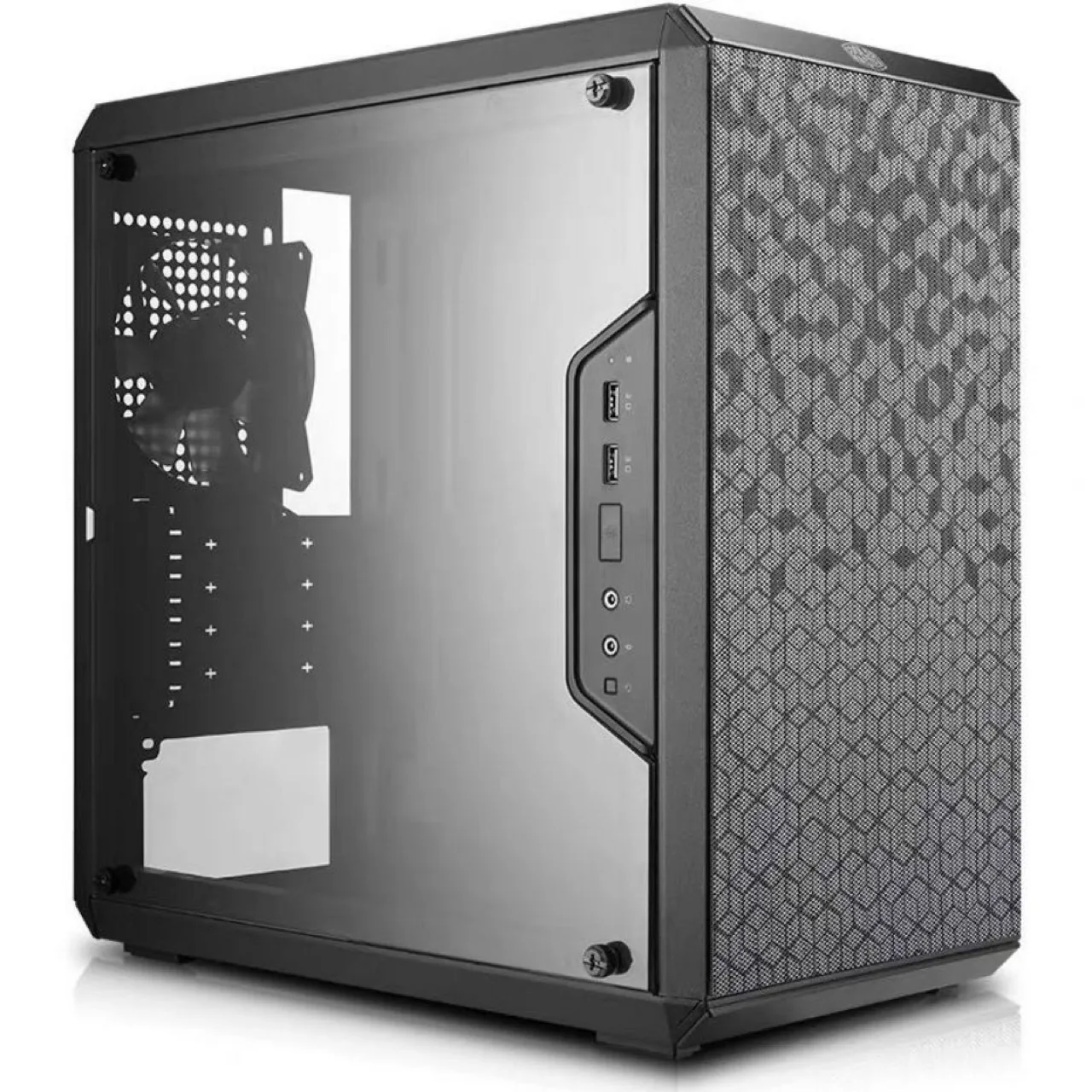 
 Q300 мини-корпус для компьютера, боковой мини-корпус через корпус ATX, компьютерный хост-компьютер, настольный компьютер  