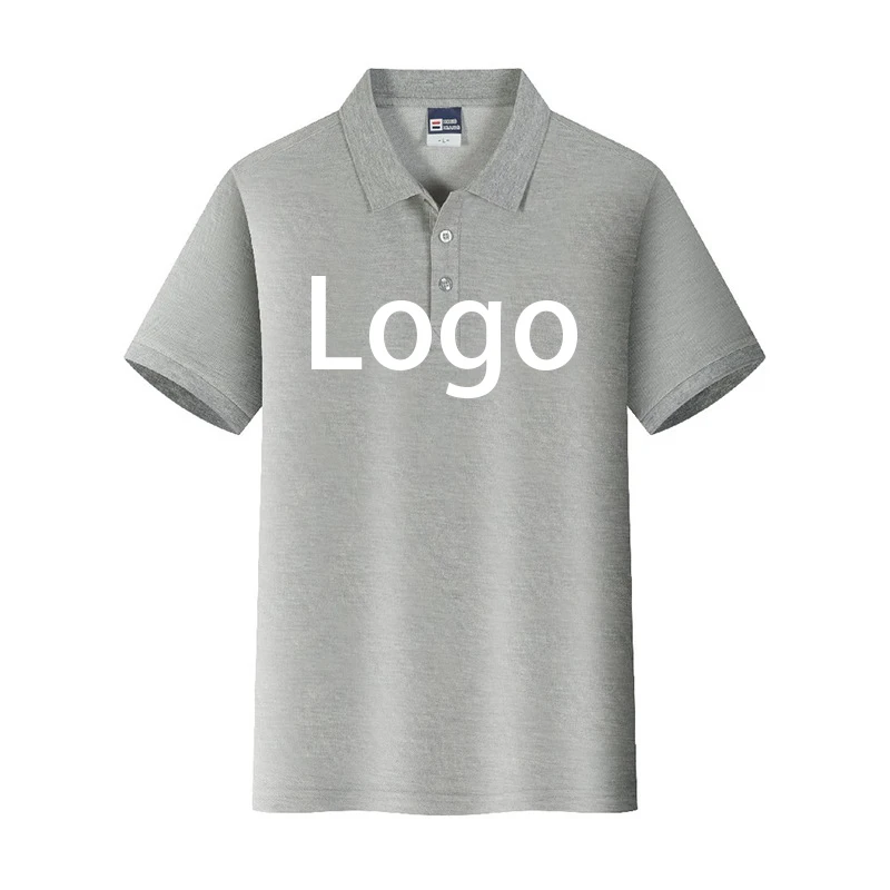 Unisex Customized Short-Sleeved Polo Shirt Breathable Pure Cotton Corporate Culture Advertising Workwear
