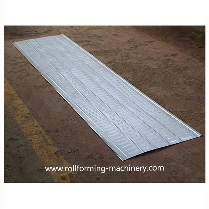 Steel Bar Truss Deck Roll Forming Machine Steel Tile Galvanized Sheet(gi),cold Roll Steel(crc) 0.5-0.6mm Rolling Thinckness 90mm