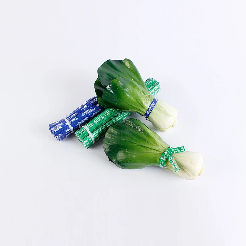 Customized Color biodegradable paper vegetable label twist tie for Vegetable