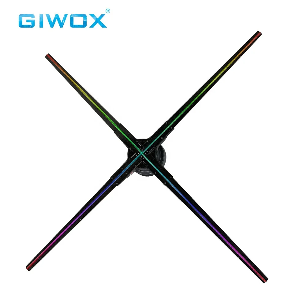 Giwox holo-70 голограмма 3D 1024px с поддержкой Wi-Fi экран дисплея рекламы голографический дисплей
