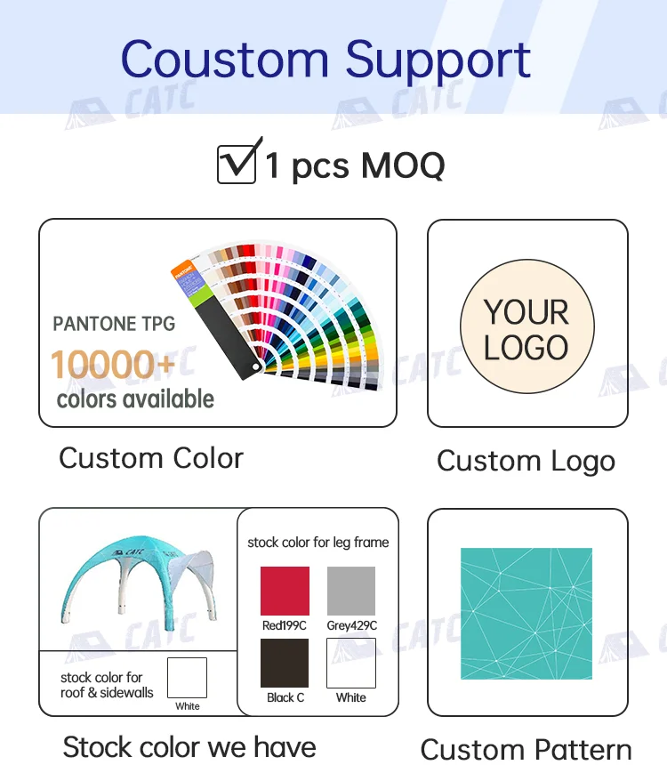 Customizable Promotional Advertising Inflatable Tent Air Canopy Display for Exhibition Events Medical Stores