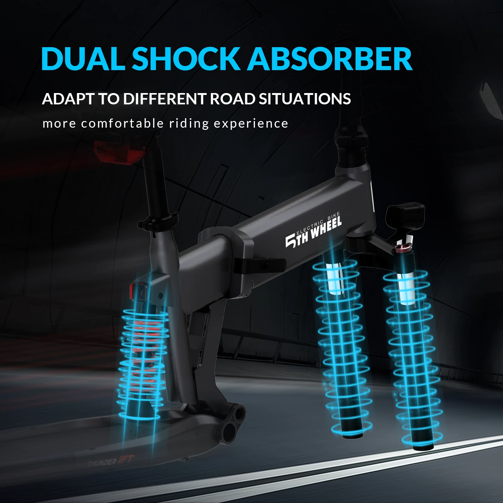 Battery 48V 20Ah Off-Road Long Ranger Electric City Dirt Bike 500W Fat Tire Electric Bike for Adults