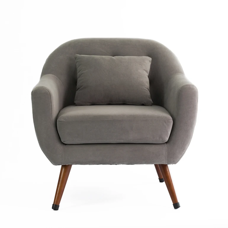 
Manufacturer Supplying Nordic Living Room Sofa Set Furniture Fabric Gray 