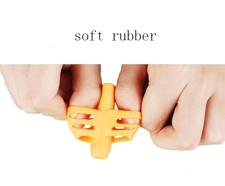 Eco-friendly pencil holder rubber pencil grip children pen grip corrector