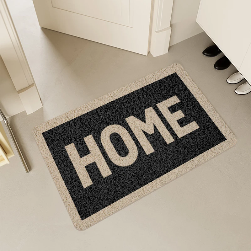 SHENGDE Sublimation Welcome Rubber Front Custom Blank Door Mat Print Outdoor Indoor Doormat For Home Entrance