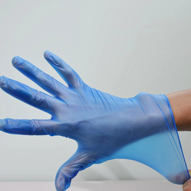 Wholesale Vinyl Gloves Powder Free General Use Clear Blue Vinyl Multipurpose Gloves Disposable PVC Gloves Manufacturer