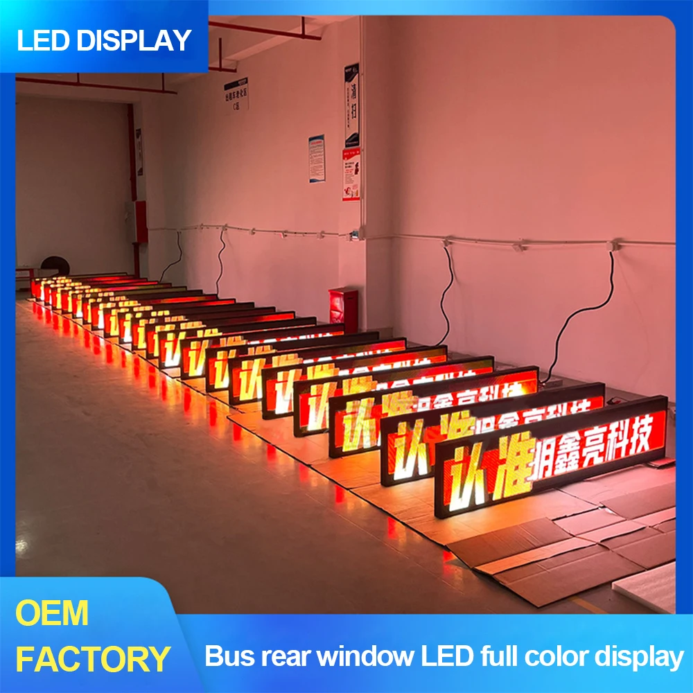 Интеллектуальное приложение программируемый шинный светодиодный дисплей 4G Gps трекер шины задний рекламный экран и светофоры синхронный