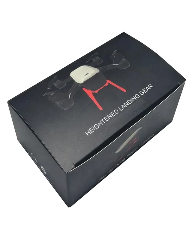Luxury silver cardboard gift box with plastic tray Custom logo drone accessories packaging boxes HD camera paper boxes