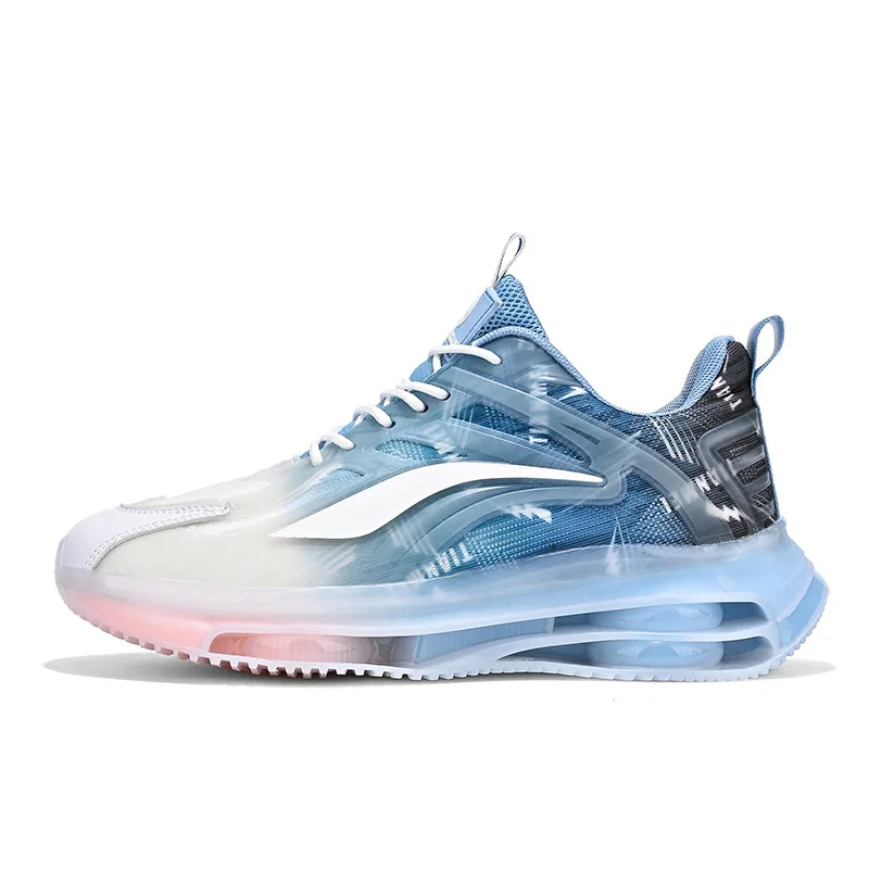 2024  Breathable Thick Soles Increase Air Cushion Sports Shoes Comfortable Fashion High Top Casual Shoes