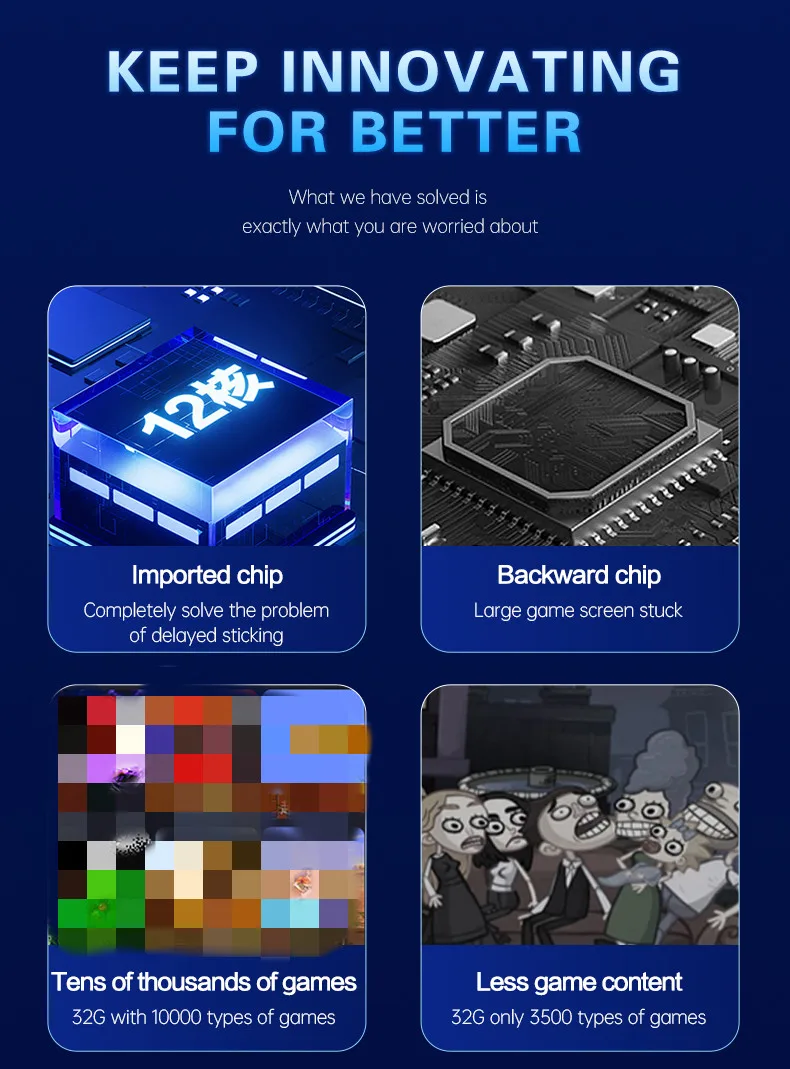 New Aluminum Alloy H9 Video Game Console 12 Core Wireless Game Stick With Two Controllers Retro TV Gaming Player Box Kids Gift