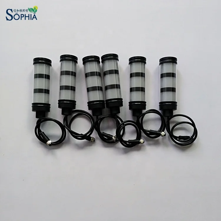 Красный, янтарный, зеленый TL50 50 мм 12 В светодиодная сигнальная башня огни с M12 QD быстрое отключение