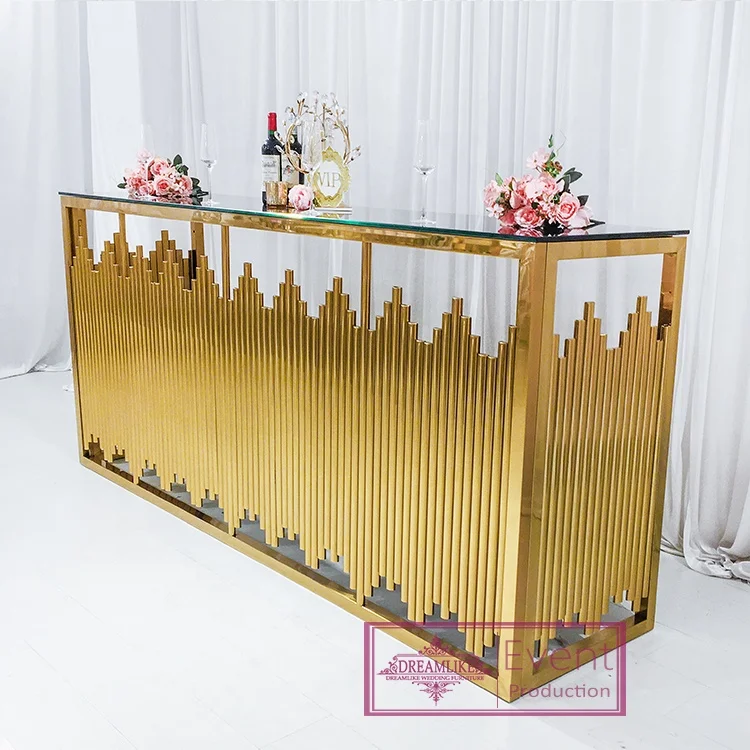 Luxurious bar decor wedding event home family party mini bar tables counter