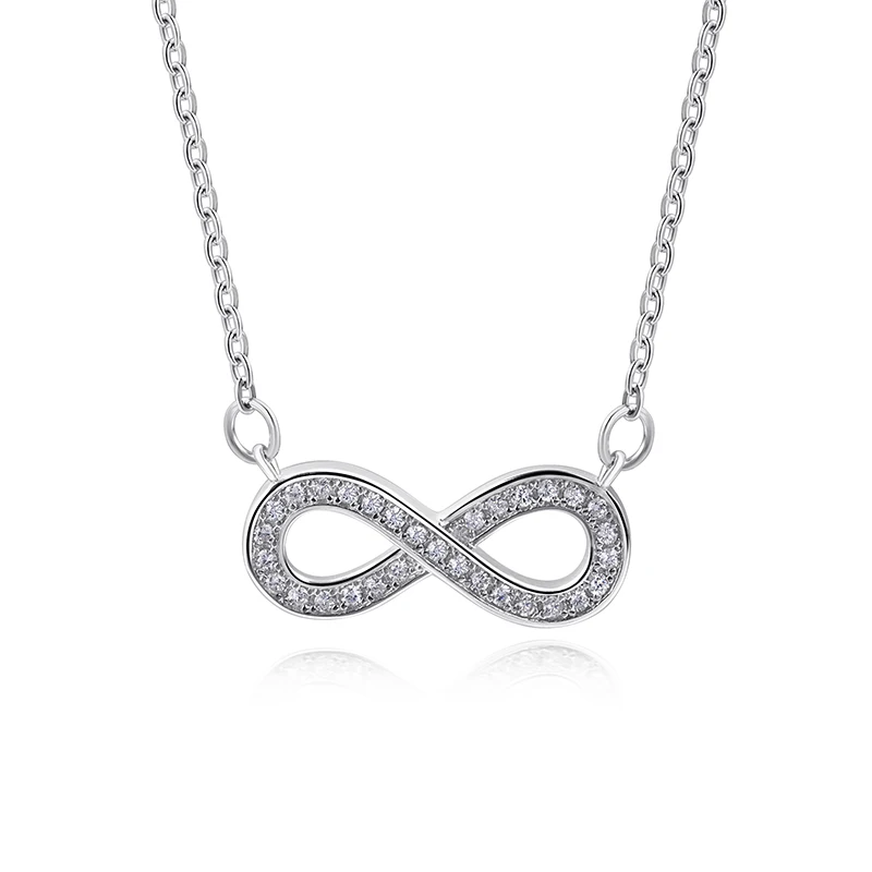 Best selling products 925 sterling silver infinity jewelry fashion necklaces