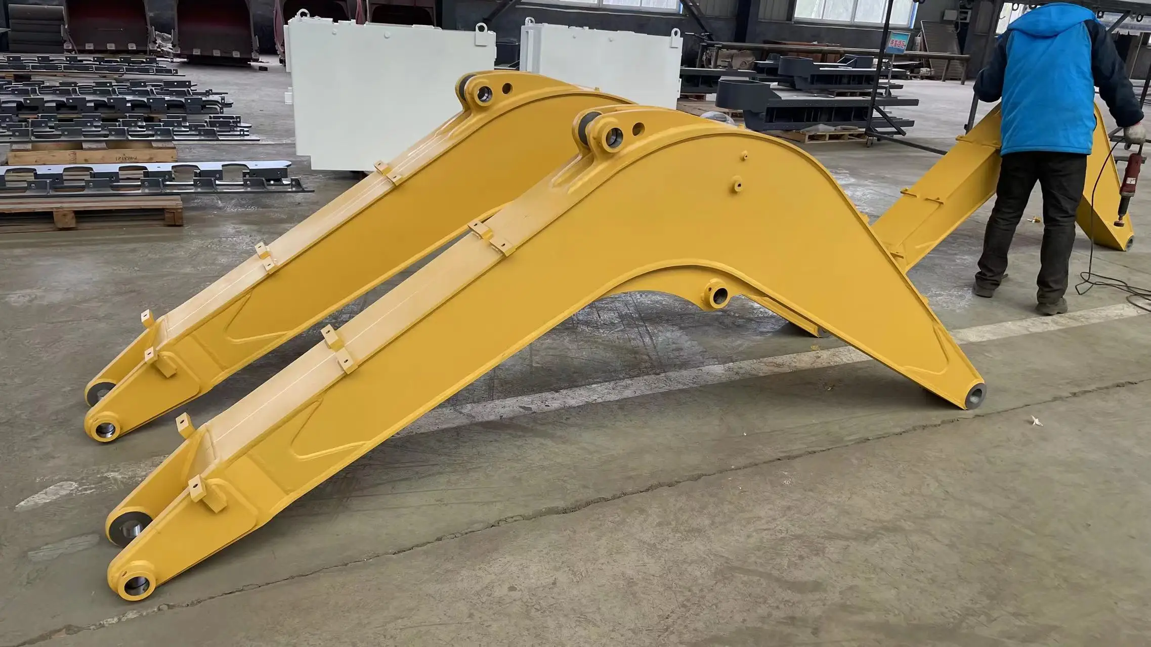 Good Quality Excavator Boom for 5ton 6ton 8ton Digger Cattapiler Excavator Long Reach Boom for Doosan