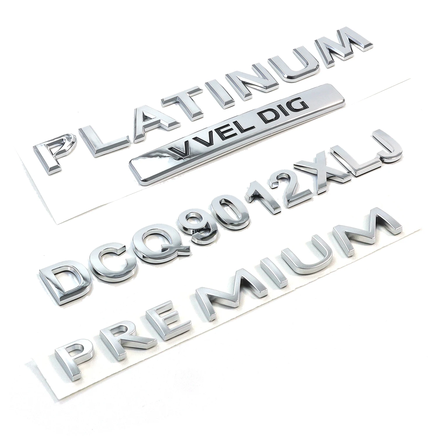 Private label private label popular new abs plating motorcycle waterproof body badges Chrome Badge Emblem