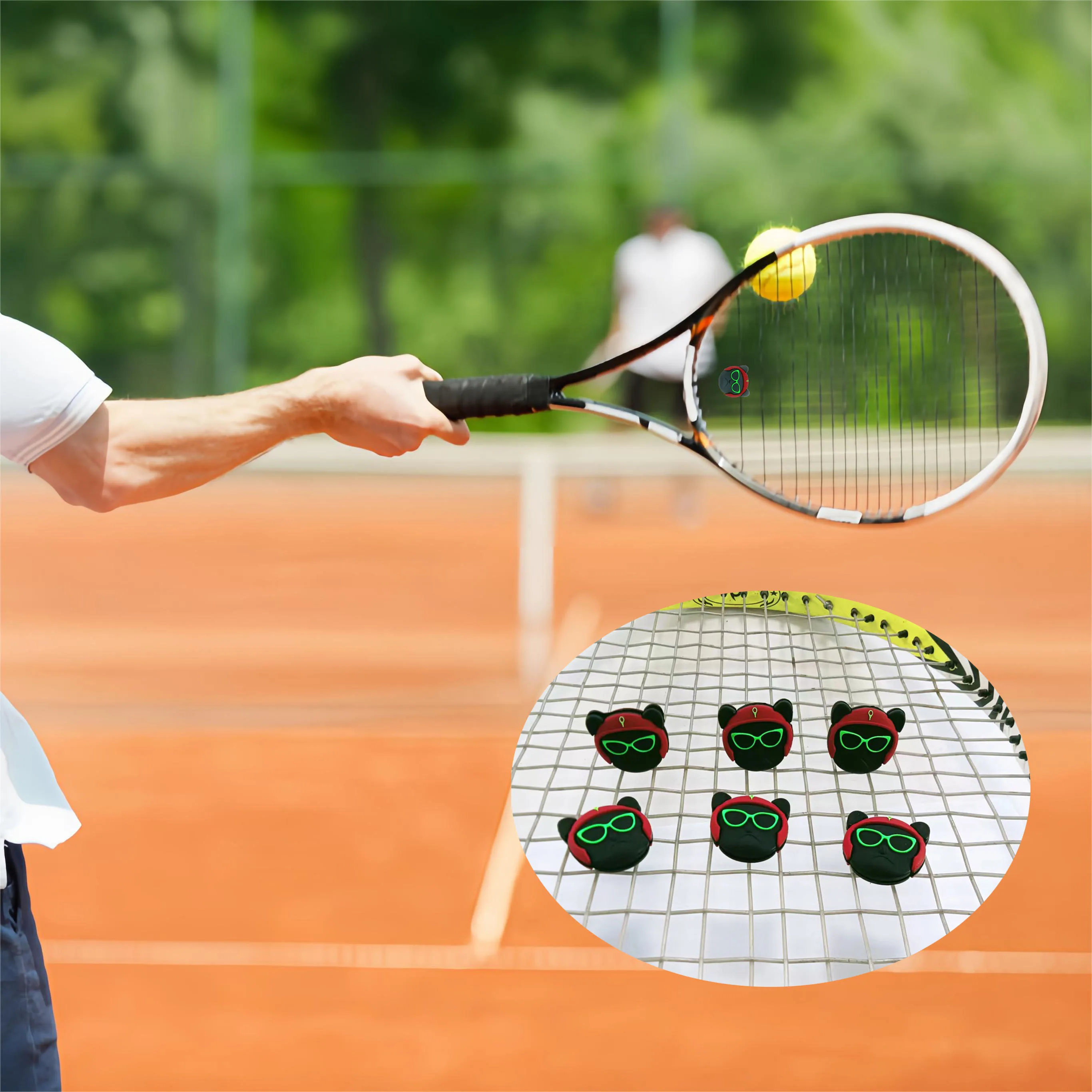 Tennis racket vibration damper, tennis damper, customized logo, tennis damper
