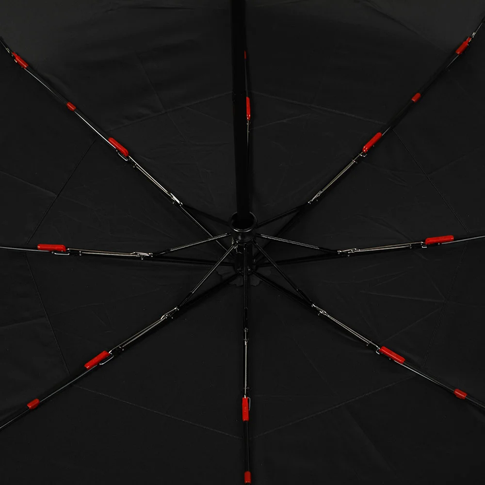 3 fold umbrella with auto open and close style with wind proof double layer design and water proof pongee fabric high quality