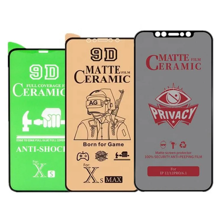 Matte Film Glass 9D Privacy 100D Phone Nano Mobile Ceramics Tempered Soft 21D Ceramic Screen Protector For Iphone 14 13 Pro Max