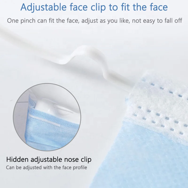 Best selling products Disposable Medical Dust Mask 3 Ply Ear Loop Face Mask Wholesale