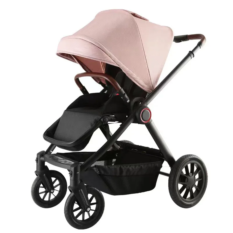 high quality new arrival high landscape baby buggy travel push chair carriage stroller 2 in 1 foldable for 0-3 years old infants