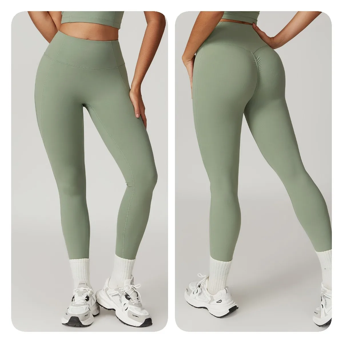High-rise yoga pant lightweight soft comfortable vest legging top 7 piece set Biker jogger outfit athletic yoga set