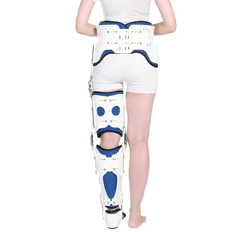 Professional Medical Leg Support Hip Foot Joint Fixation Brace Postoperative Care Hinged Bracket Tibial Head Dislocation