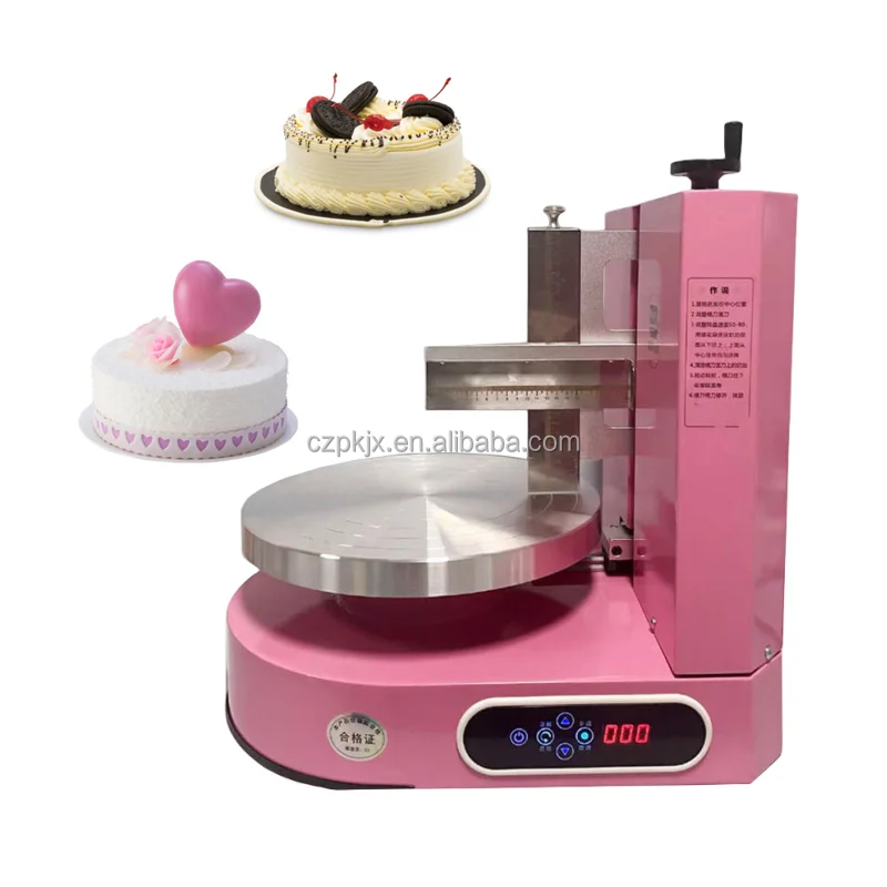4-12 Inches cake decorating icing equipment wedding cake smoothing machine