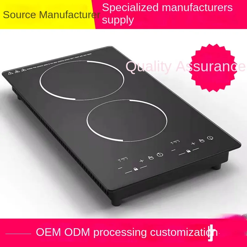 Induction Cooktops Burners Induction Cooker with Micro-crystal Stainless Steel Crystal Black Glass Plastic Housing Touch Control