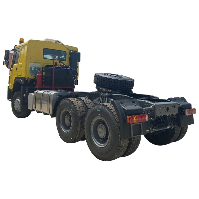 used 3 axle truck sinotruk howo 6x4 tractors tractor head diesel 40tons tractor head