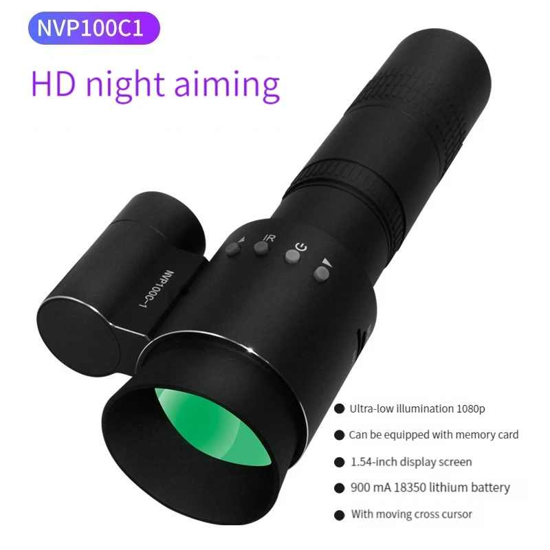 Infrared Thermal Sight Scope Lightweight Multi-functional 1080P 8X-24X Night Vision Monocular For Security