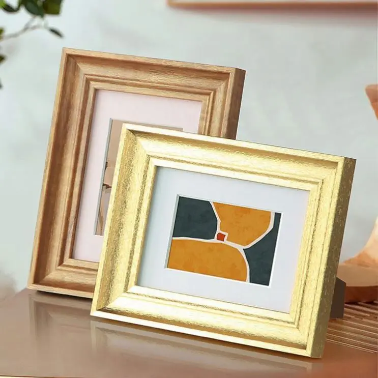 Table Top Display And Wall Mounting Custom Sizes 11X14 Brown Solid Wood Picture Frames