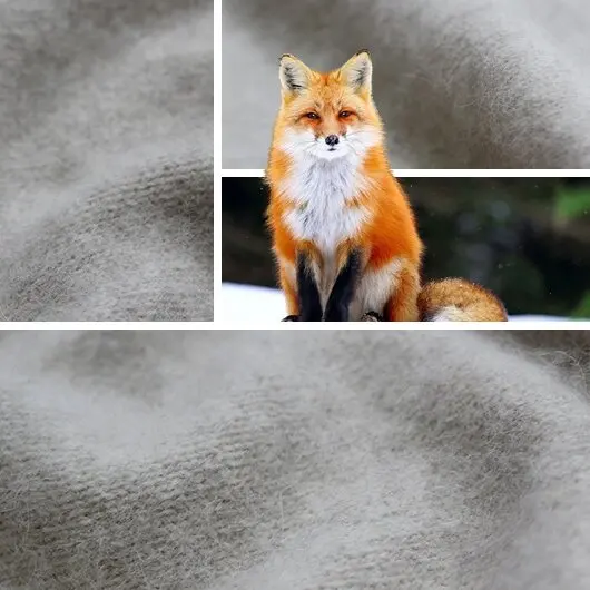 Manufactory Anti Static Chunky 50 Mercerized Wool 40 Fox 10 Nylon Blended Yarn